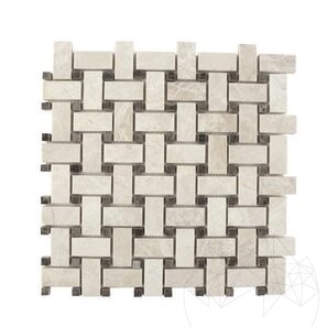 Mozaic Marmura Dark Emperador si Burdur Beige Polisat MSM12 - Lichidare Stoc